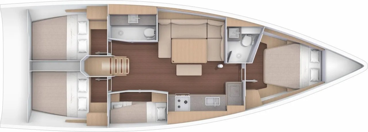 Alquiler de Dufour Dufour 430 Grand Large en Procida