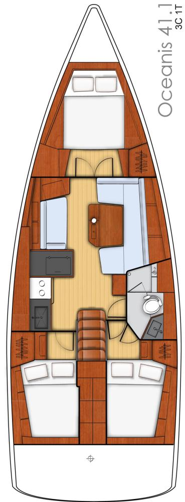 Alquiler Velero en Biograd na Moru - Bénéteau Oceanis 41.1