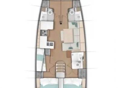 Alquiler de barcos Kaštela barato de Sun Odyssey 490