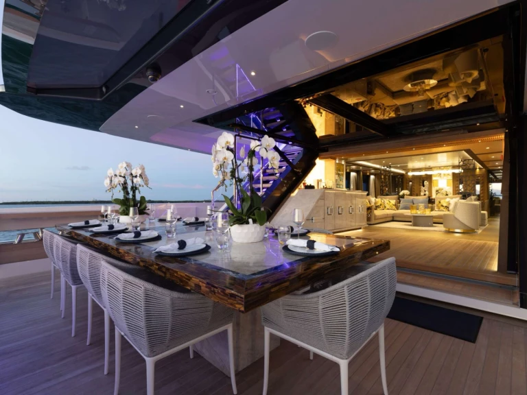 Ferretti Never Blue de alquiler a Miami