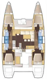 Alquiler Split - Lagoon Lagoon 450 Sport Top en SamBoat