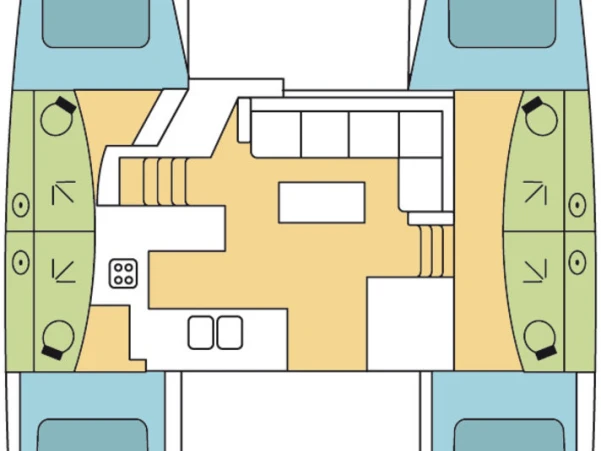 Alquiler de Catamarán, con o sin patrón Fountaine Pajot Adaköy