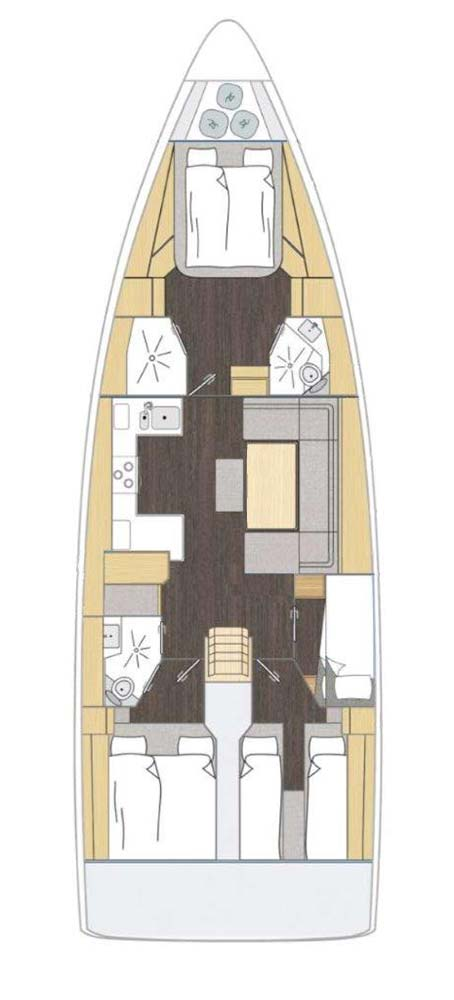 Alquiler de barcos Göcek barato de Bavaria C46