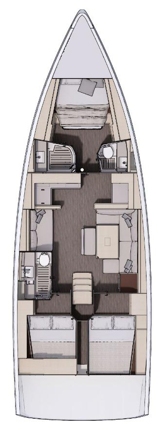 Alquiler Velero en Trogir - Dufour Dufour 470