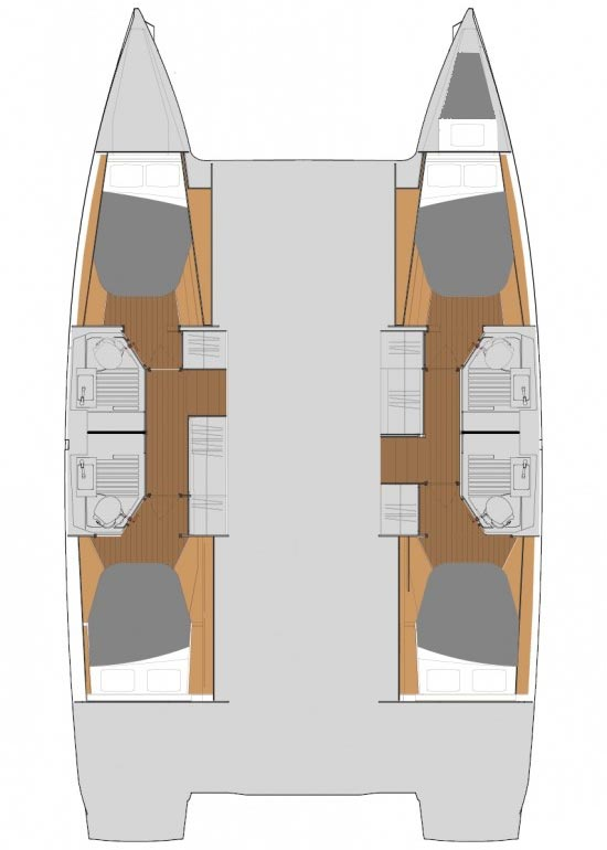 Alquiler de Fountaine Pajot Astrea 42 en Trogir