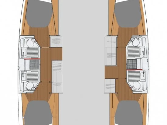 Alquiler de embarcaciones Fountaine Pajot Astrea 42 enMurter-Kornati en Samboat