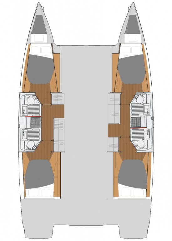 Alquiler de embarcaciones Fountaine Pajot Astrea 42 enMurter-Kornati en Samboat