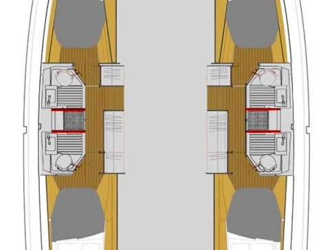Alquiler Catamarán Fountaine Pajot con o sin  título de navegación