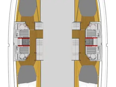 Alquiler Catamarán Fountaine Pajot con o sin  título de navegación