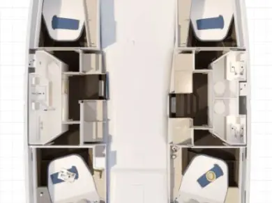 Alquiler de Fountaine Pajot Fountaine Pajot FP 41 Quatuor 3 en Biograd na Moru