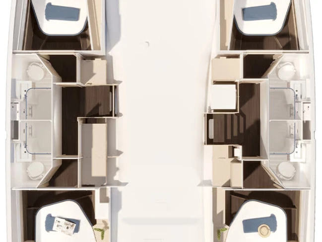 Alquiler Catamarán Fountaine Pajot con o sin  título de navegación