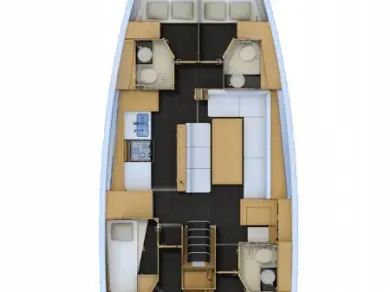 Alquiler de embarcaciones Jeanneau Jeanneau 54 enTrogir en Samboat