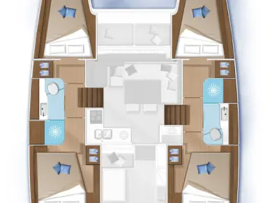 Alquiler Catamarán Lagoon con o sin  título de navegación