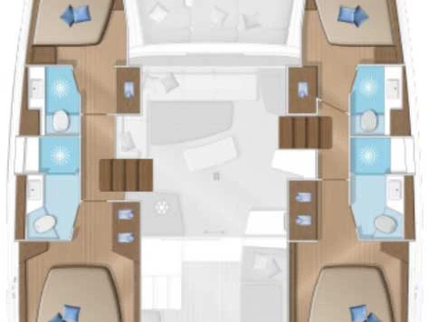 Alquiler Catamarán Lagoon con o sin  título de navegación