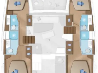 Alquiler Catamarán Lagoon con o sin  título de navegación