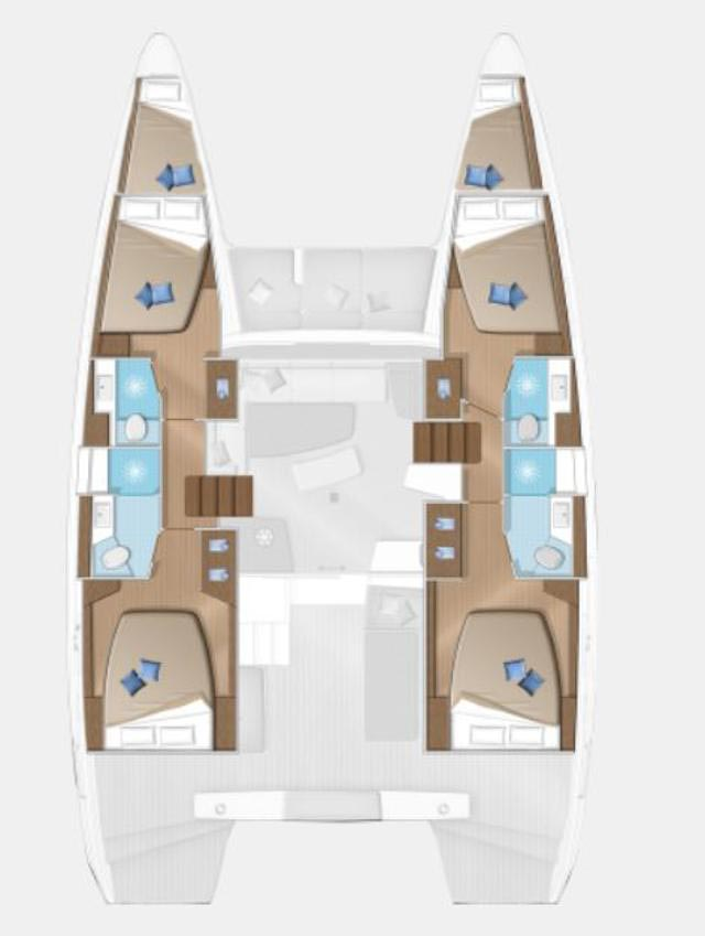 Alquiler de embarcaciones Lagoon Lagoon 42 enJezera en Samboat