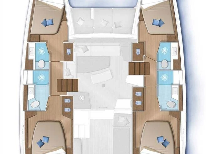 Alquiler Catamarán Lagoon con o sin  título de navegación