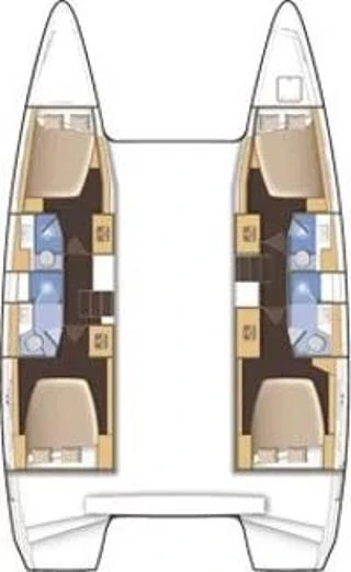 Alquiler de barcos Portocolom barato de Lagoon 42