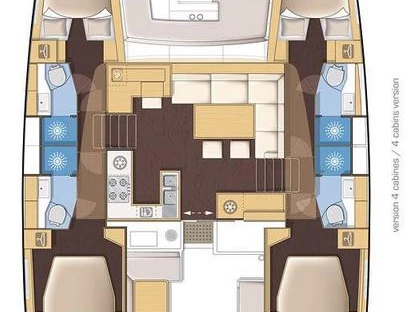 Alquiler Catamarán Lagoon con o sin  título de navegación