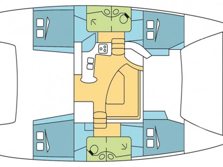 Alquiler Catamarán en Trogir - Fountaine Pajot Lipari 41