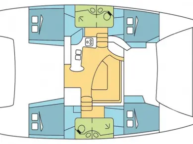 Alquiler Catamarán en Trogir - Fountaine Pajot Lipari 41