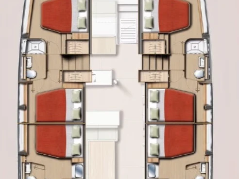 Alquiler de Bali Bali 5.2 - 6 + 2 cab. en Marsh Harbour