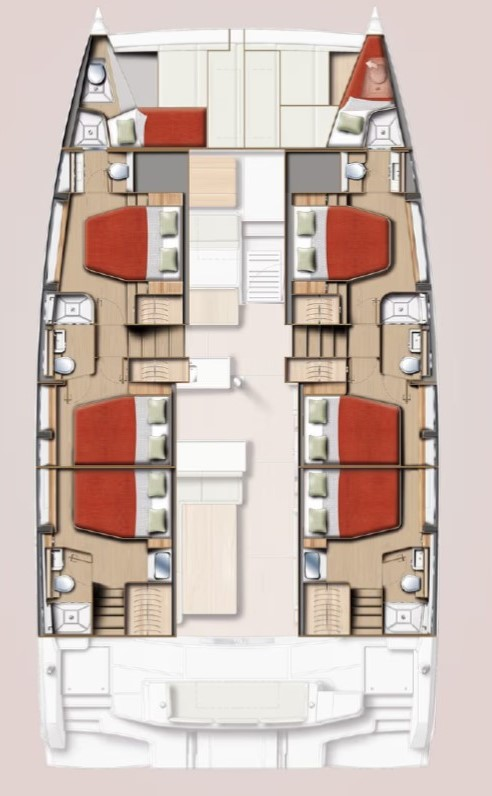 Alquiler de Bali Bali 5.2 - 6 + 2 cab. en Marsh Harbour
