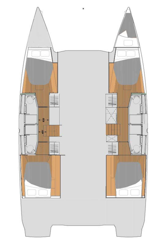 Alquiler Catamarán Fountaine Pajot con o sin  título de navegación