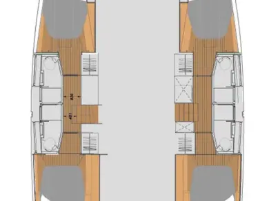 Alquiler Catamarán Fountaine Pajot con o sin  título de navegación