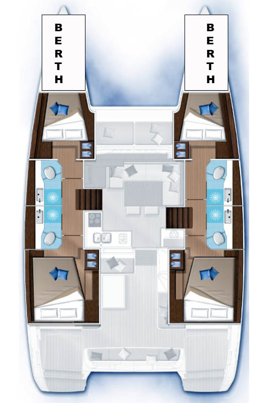 Alquiler de embarcaciones Lagoon Lagoon 40 enMarsh Harbour en Samboat
