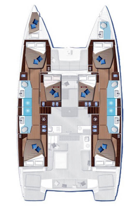 Alquiler Catamarán en Seget Donji - Lagoon Lagoon 50