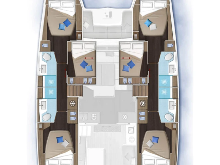 Alquiler de embarcaciones Lagoon Lagoon 51 enMarsh Harbour en Samboat