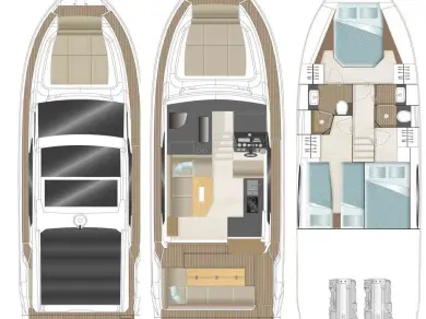 Alquiler Yate de lujo Sealine con o sin  título de navegación