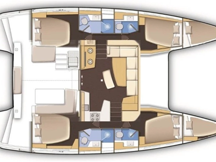 Alquiler Catamarán en Pirovac - Lagoon Lagoon 42