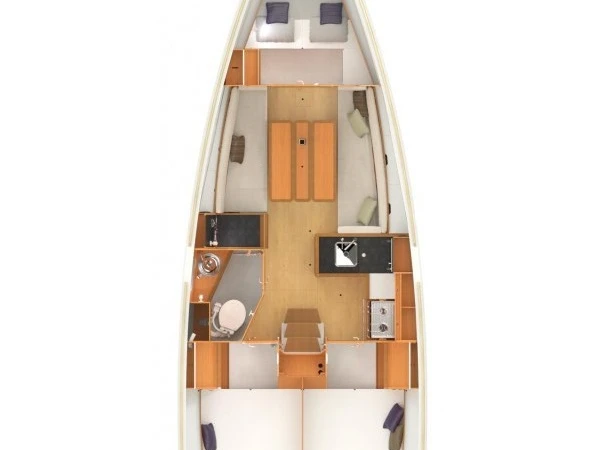 Alquiler Velero en Pirovac - Jeanneau Sun Odyssey 349