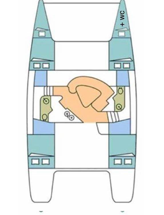 Alquiler de Catamarán, con o sin patrón Fountaine Pajot Izola