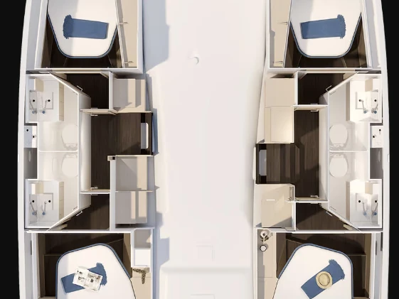 Fountaine Pajot Fountaine Pajot FP 41 Quatuor 4 de alquiler a Lávrio