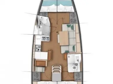 Alquiler de Velero, con o sin patrón Jeanneau Lávrio