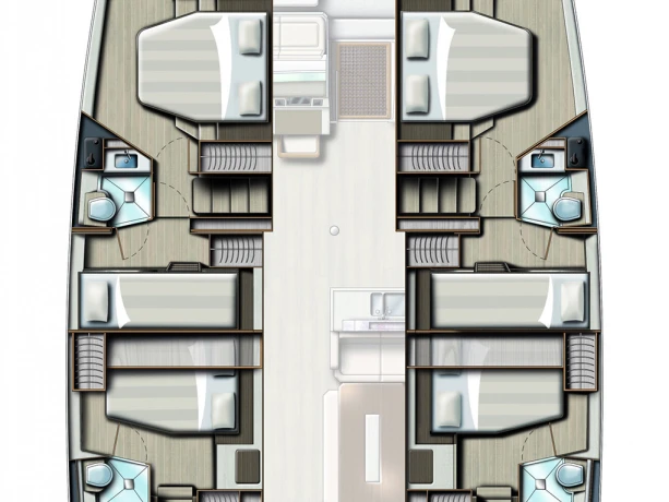 Alquiler Catamarán en Gouviá - Bali Bali 4.8