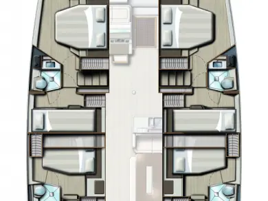 Alquiler Catamarán en Gouviá - Bali Bali 4.8