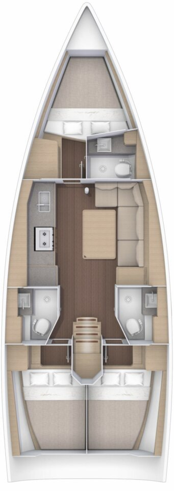 Alquiler Cos - Dufour Dufour 390 GL en SamBoat