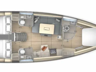 Alquiler Velero en Cos - Dufour Dufour 41