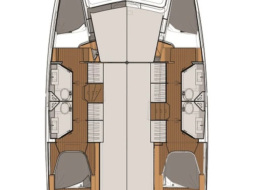 Alquiler de Catamarán, con o sin patrón Fountaine Pajot Lefkáda