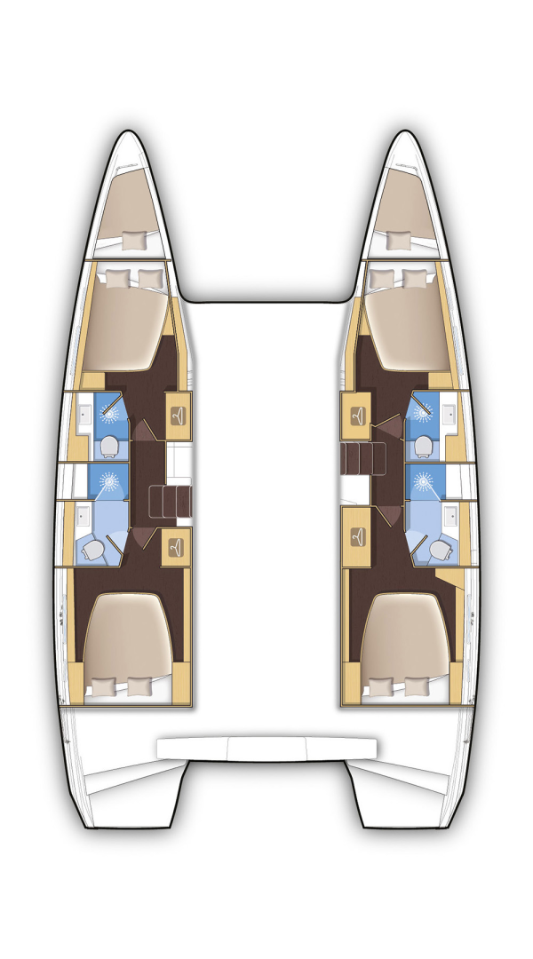 Alquiler de Catamarán, con o sin patrón Lagoon Gouviá