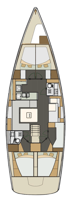 Alquiler Velero en Punat - Elan Impression 50
