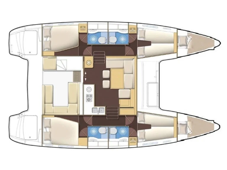 Lagoon Lagoon 400 S2 de alquiler a Sukošan