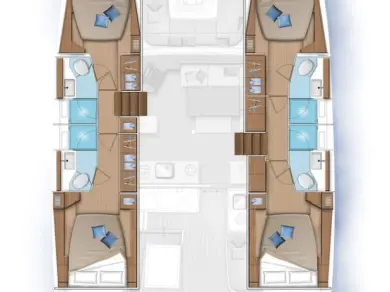 Alquiler de barcos Göcek barato de Lagoon 46