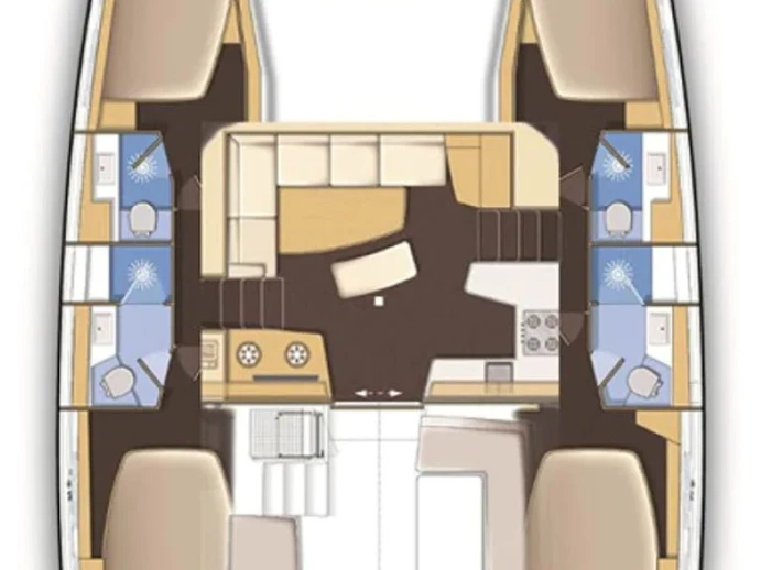 Alquiler de Catamarán, con o sin patrón Lagoon Trogir