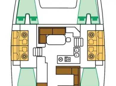 Alquiler de embarcaciones Lagoon Lagoon 400 S2 enLávrio en Samboat