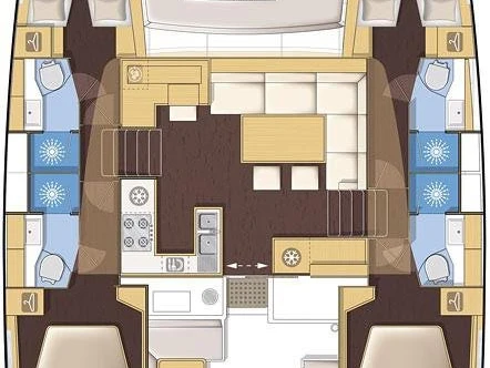 Alquiler Catamarán Lagoon con o sin  título de navegación